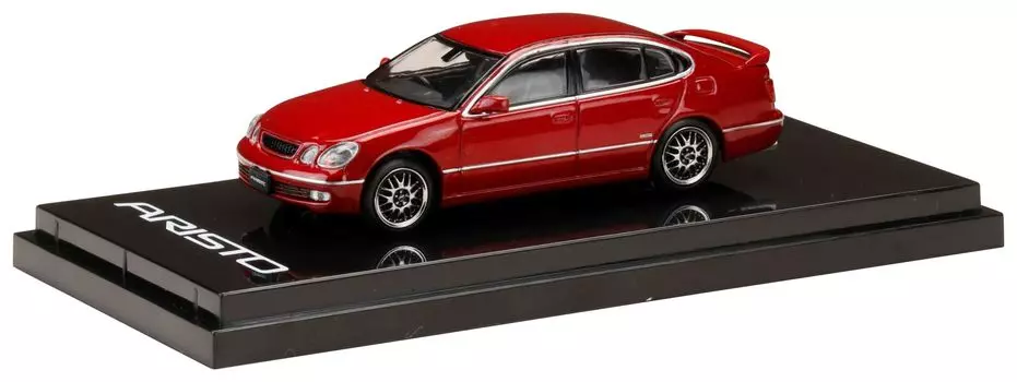 HJ64 Toyota Aristo V300 VERTEX EDITION Ранний тип Custom Version Red Mica Готовый продукт 1/64