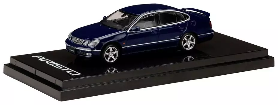 HJ64 Toyota Aristo V300 VERTEX EDITION Early Type Dark Blue Mica Finished Product 1/64