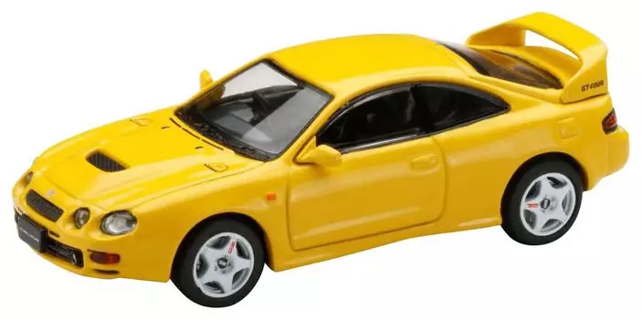HJ64 Toyota Celica JDM STYLE супер яркий желтый готовый продукт 1/64 GT-FOUR (СТ205)