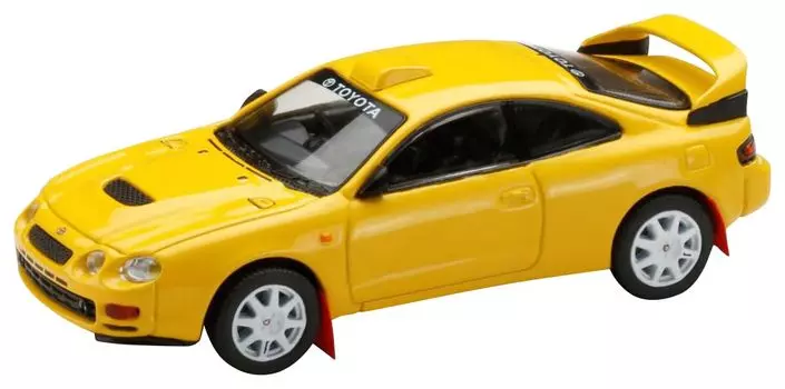 HJ64 Toyota Celica WRC Edition Custom Version 8 Spokes Wheel Super Bright Yellow Finished Product 1/64 GT-FOUR (ST205) /