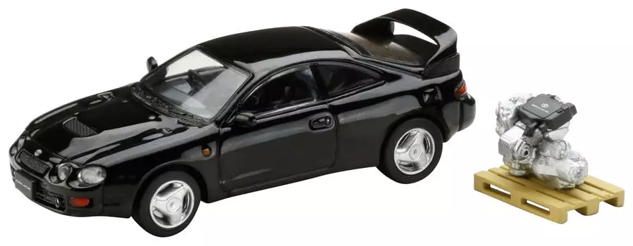 HJ64 Toyota Celica WRC EDITION с дисплеем двигателя черного цвета, готовый продукт 1/64 GT-FOUR (СТ205) модель,