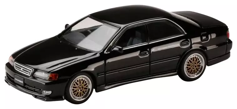 HJ64 Toyota Chaser TOURER V 1998 JDM STYLE черный готовый продукт HJ644072BK 1/64 (JZX100) / (Пользовательский цвет)