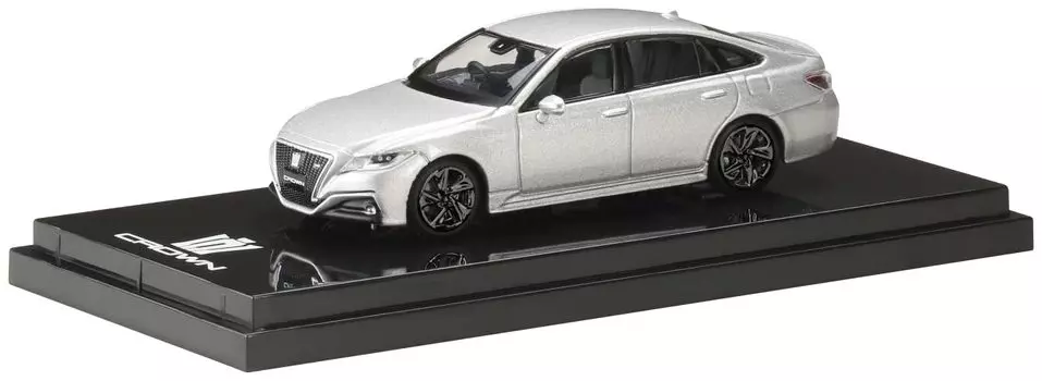 Масштаб HJ64 Toyota Crown Hybrid RS Limited Серебристый металлик Готовая модель 1/64 2.5 (HJ642009HS)