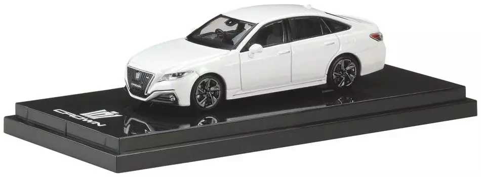HJ64 Toyota CROWN HYBRID RS Limited White Pearl Crystal Shine Finished Product HJ642009HW 1/64 2.5