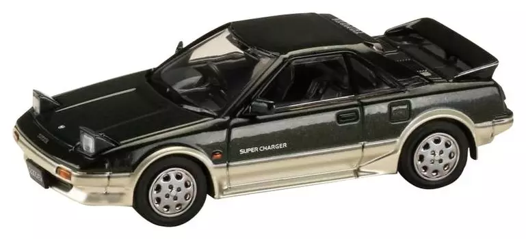 HJ64 Toyota MR2 SUPER CHARGER 1986 New Sherwood Toning Finished Product 1/64 1600G-LIMITED