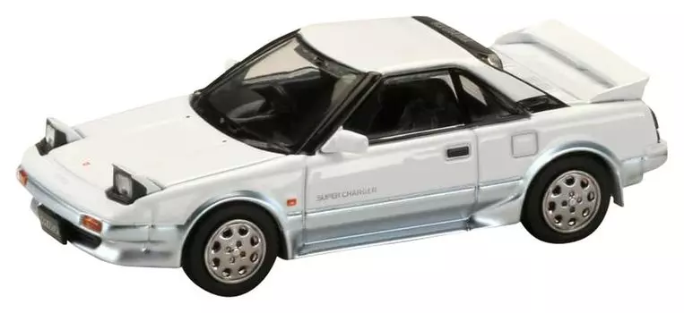 HJ64 Toyota MR2 SUPER CHARGER 1986 Искрящийся Волновой Тонированный Готовый Продукт 1/64 1600G-LIMITED