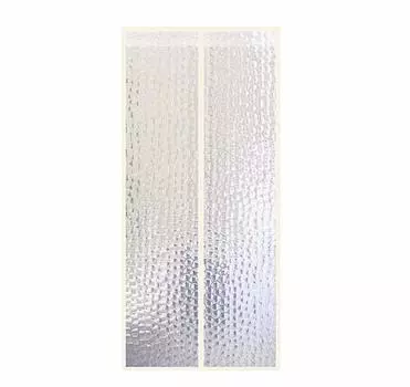 HJ HJ Room Divider Automatic Magnetic Windproof Screen Door Insect Improves Heating and Cooling Energy Easy Cold Light Beige Curtain, Curtain,