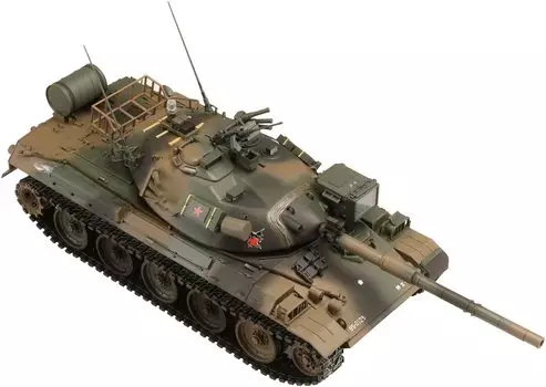 HJ Model Kit Series No4 Ground Force Type 74 Tank Evaluation Support Team Plastic Model 1/35 Self-Defense