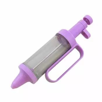 HJ Piping Piping 6 Piece Squeezer Nose Cake Cookie Confectionery Tools DIY of Machine, Bag, Cream, Set, Set, Decoration, (Set 2)