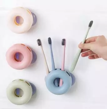 HJ Зубная щетка Зубная щетка Присоска для зубной щетки Настенная сильная присоска Без сверления Белый Подставка, Держатель, Держатель, Тип, Туалет, Ванная комната, Крепление, Чашка,