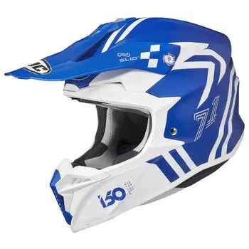 HJC HELMETS i50 Hex HJH249 XL HJH249BU51XL BLUE/WHITE Size