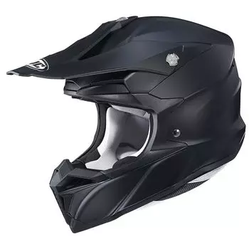 HJC HELMETS Мотоциклетный шлем черный i50 SOLID HJH176 Off-Road полуплоский (Размер XL)