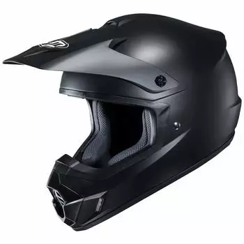 HJC HELMETS Мотоциклетный шлем черный SOLID HJH102 Off-Road полуплоский (Размер XL) CS-MXII