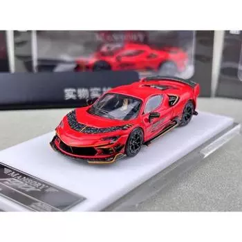 HKM 1:64 красная гоночная спортивная модель Mansory F9xx Hard Top, литая металлическая машина, новая коллекция