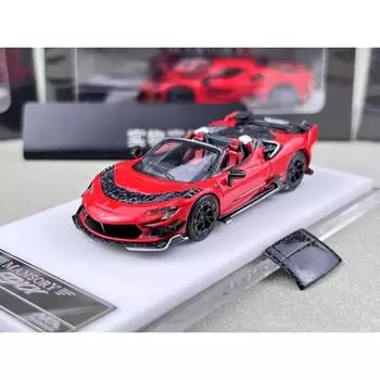 HKM 1:64 Красный Mansory F9xx Кабриолет Спортивная Модель Литой Металлический Автомобиль Новая Коллекция