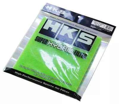 HKS Super Hybrid Замена для фильтра 232 x 249, SHF, Размер M, мм, Сухой, 3-слойный, Зеленый, 70017-AK002