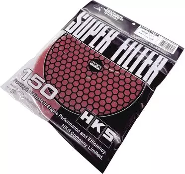 HKS Super Power Flow Replacement Air Wet Filter, 150mm, Red, Two-Layer Type, 70001-AK031