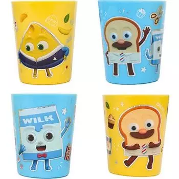 Хлеб Barbershop Baby Cup безе 150 мл x набор из 4 предметов PP114, разные цвета, 1 комплект, Популярные корейские товары для родителей