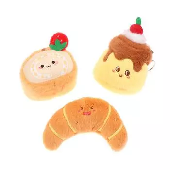 Хлеб плюшевая игрушка брелок мультфильм пудинг мягкая кукла кулон автомобильный брелок рюкзак сумка Декор детский подарок A1