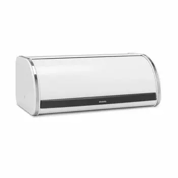 Хлебница Brabantia с выдвижной крышкой для хранения закусок и хлеба, произведенная в Бельгии, 306020 л, цвет Off-White