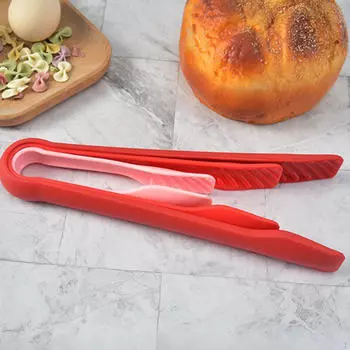 Хлебный зажим, сервировочные щипцы, кухонная утварь, еда для торта, магазин инструментов, столовая красный