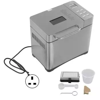 Хлебопечка Машина Главная 19 Настройки Функции Тестомес Автоматический Диспенсер для фруктов и орехов 220?240В L