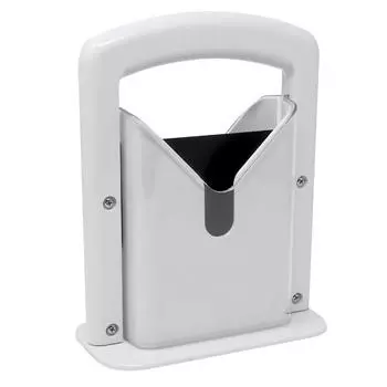 Хлеборезка, гильотина, безопасная ручка, лезвие из нержавеющей стали, защита рук, нож для тостов и буханок хлеба для кухни белый