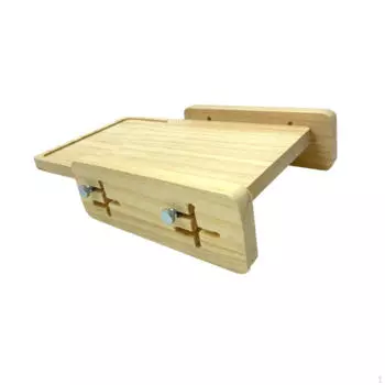 Хлеборезка Улавливатель крошек для хлеба Деревянный резак Руководство по нарезке тостов для