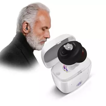 Hlfoaih Звук Одиночный Для Пожилых Звук Шум Перезаряжаемый Уважение к Пожилым Подарочная Машина Коллекционер, Ухо, Люди, Увеличение, Подавление, База,