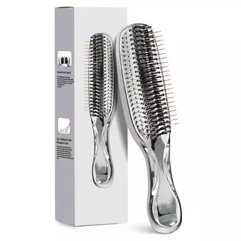 Hlhome Щетка для волос Расческа Влажная Щетка Мини Расческа для сушки феном Расческа для укладки Уход за волосами Щетка для волос Гладкая сухая и влажная Использование предотвращает выпадение волос Нет