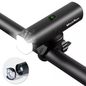 HLOMOM Велосипедный дорожный велосипедный передний фонарь 1200 Длинный 5 затемнение Высокий Может использоваться как опора Мощность Землетрясение Гора Ночь Японская инструкция