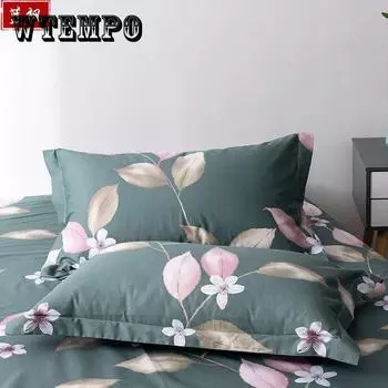 Хлопчатобумажная наволочка Чистая хлопковая наволочка Одноместная двуспальная спальная комната Для взрослых Высококачественный чехол на подушку 48x74cm