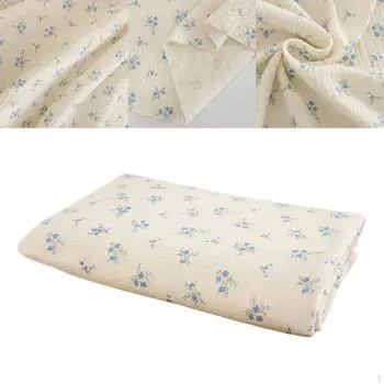 Хлопчатобумажная ткань с цветочным узором, ткань для шитья с цветочным принтом, для изготовления поделок