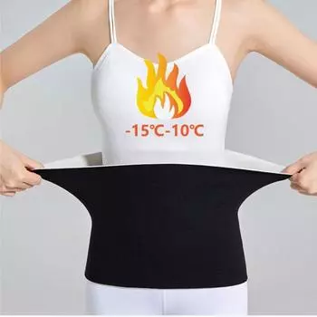 Хлопчатобумажная ткань, термоподдержка талии, флисовая сумка для стомы, внутренняя одежда, утеплитель для спины и живота, унисекс L бежевый