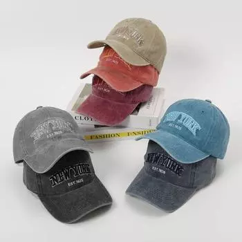 Хлопковая бейсболка для мужчин и женщин, модная шапка с вышивкой, хлопковые мягкие кепки с верхом, повседневные шляпы Snapback в стиле ретро, унисекс One Size