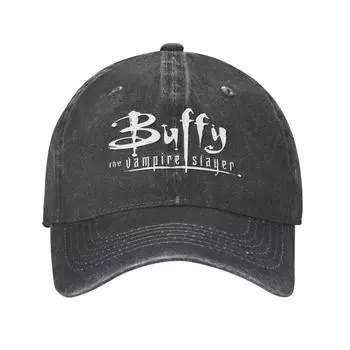 Хлопковая бейсболка с логотипом Buffy The Vampires Layer на заказ в стиле хип-хоп, унисекс, женская регулируемая шляпа для папы из ТВ-шоу «Сверхъестественное», осенняя кепка Adult Baseball Cap