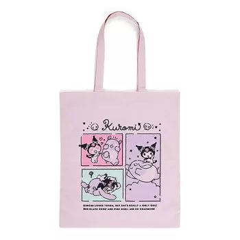 Хлопковая большая сумка Sanrio Kuromi 839931 (Кома)