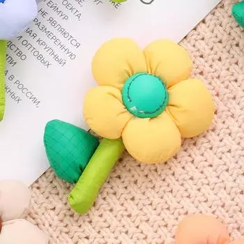 Хлопковая брошь-цветок, красочный цветок, милая сумка, обувь и носки, аксессуары бежевый