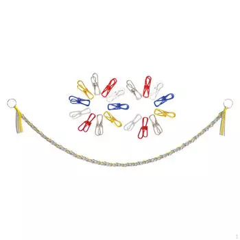 Хлопковая цепочка для хранения игрушек, держатель для мягких игрушек, многоцелевые шарфы для Pink