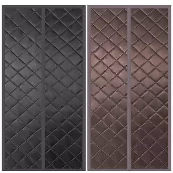 Хлопковая дверная занавеска, зимняя утолщенная домашняя теплая ветрозащитная, холодостойкая, звукоизоляционная, самовсасывающая перегородка, магнитная подвесная занавеска на липучке 75*210