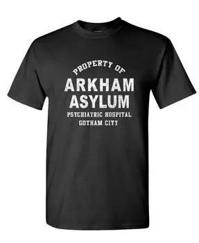 Хлопковая футболка Arkham Asylum «Criminally Insane TV Hero» S