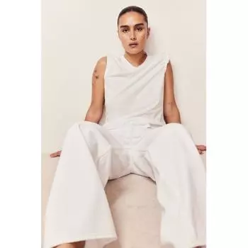 Хлопковая футболка HM белая