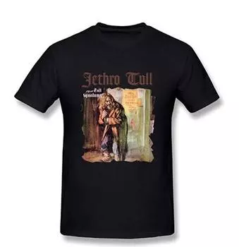 Хлопковая футболка Jethro Tull с аквалангом, черная S