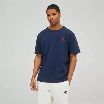Хлопковая футболка New Balance Uni ssentials UT21503NGO