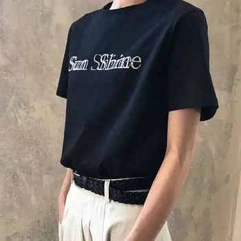 Хлопковая футболка с буквенным принтом, женские летние свободные топы с короткими рукавами One Size хаки