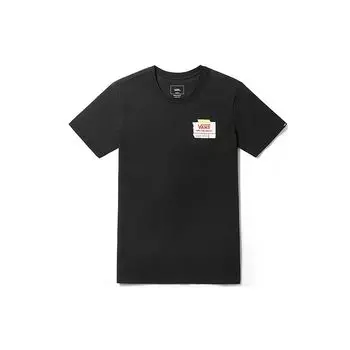 Vans DIY Drop Футболка с коротким рукавом из хлопка Мужские топы Черный VN0A3ZN5BLK S