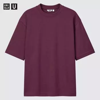 Хлопковая футболка с круглым вырезом UNIQLO Airism Oversized, часть 5