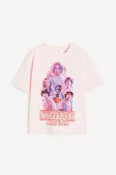 Хлопковая футболка с принтом