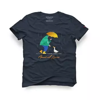 Хлопковая футболка унисекс с милым животным принтом и короткими рукавами