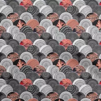 Хлопковая гибкая персиковая ткань oneOone, азиатская ткань мандалы для шитья, ремесленная ткань с принтом в ярдах, 40 дюймов 42 Inch Wide - Viscose Chiffon светло-зеленый